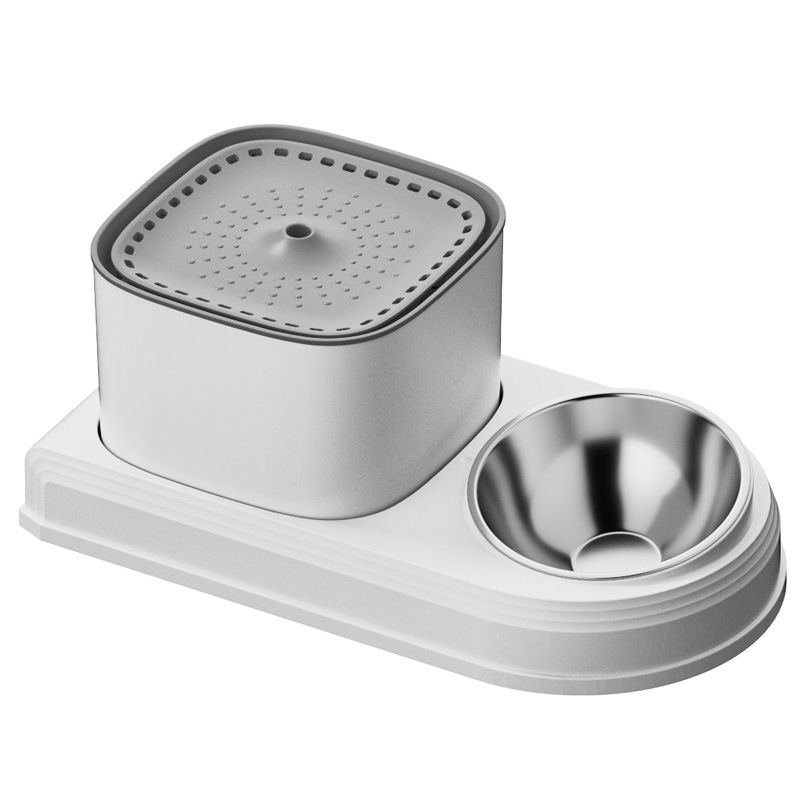Katzennapf, Automatischer Trinkwasserspender, All-in-One-Maschine, Haustiernapf, Katzenfutterutensilien, Katzenfutternapf, Hundenapf_voghion.com