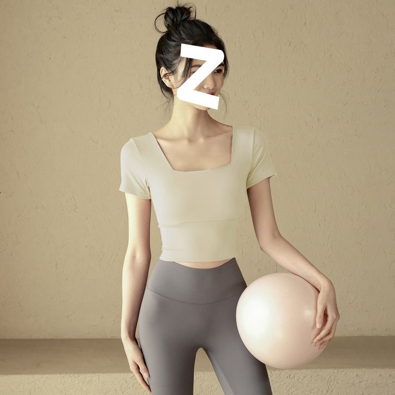 Zomer Nieuwe Sport Elegante Yoga Top Zachte Huidvriendelijke Dames Fitness Hardlopen Training Tweedelige Set_voghion.com