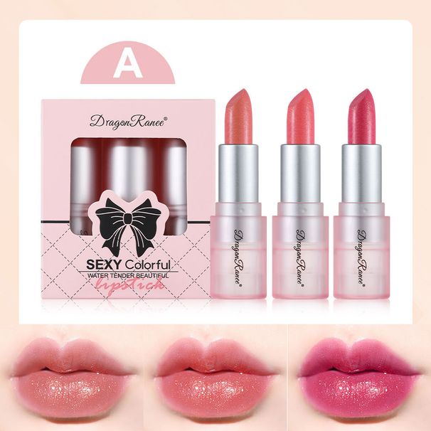 3-teiliges Perlglanz-Lippenstift-Set – Feuchtigkeitsspendende Schimmer-Lippenstifte mit feinem Glitzer, Sternenglanz-Meerjungfrauen-Farbtöne_voghion.com
