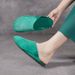 Women's Shoes New Top Layer Cowhide Half Slippers Casual Versatile Comfortable Thickened Soft Bottom Flat Sandals_voghion.com
