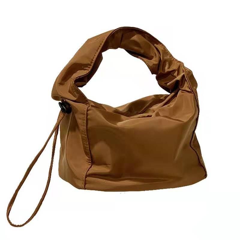 AW Niche Design Wrinkled Cloud Nylon Women's Handbag Shoulder Underarm Bag Oxford Fabric Lightweight_voghion.com