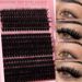 Diy Single Cluster Hair False Eyelashes Natural Thick Mixed Segmented 10-18mm Eyelashes_voghion.com