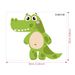 Cartoon krokodil PVC CH serie achtergrond decoratie toilet muursticker zelfklevend_voghion.com