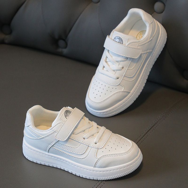 Sportschuhe für Mädchen, neue Herbstkollektion 2024, vielseitige Kinderschuhe mit weicher Sohle, Boardschuhe für Jungen mittlere bis große Größe_voghion.com