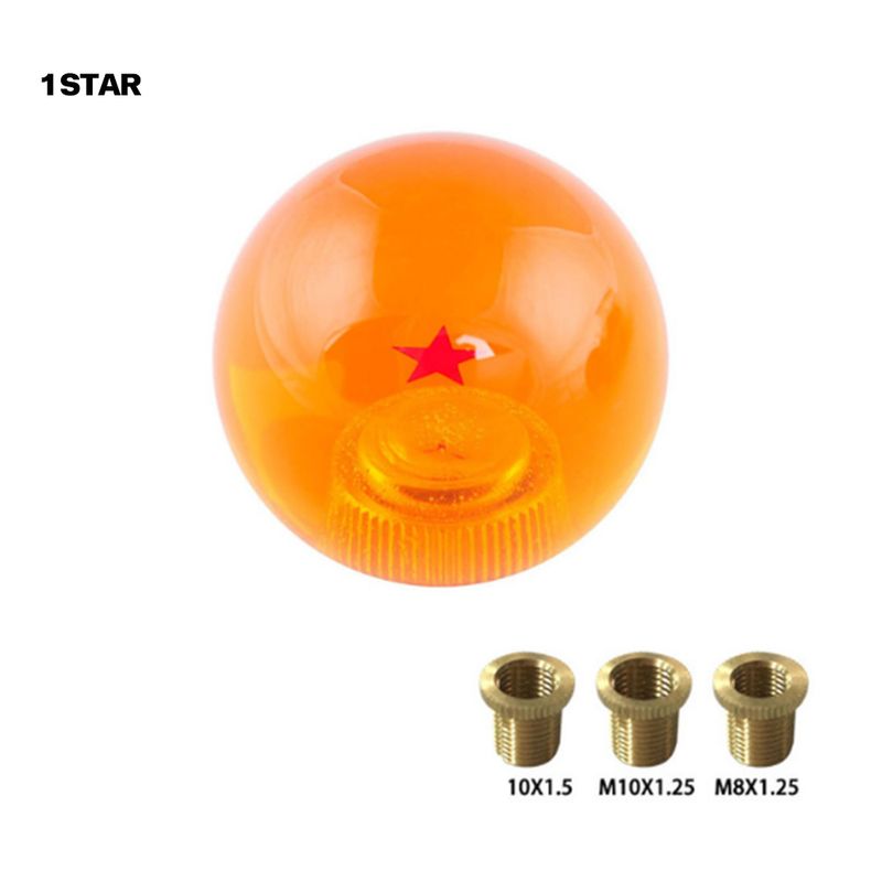Universal Auto Knob RARE Star Ball Z Orange BALL Auto Gangschaltung Schaltknauf Anime Dragon Serie 1-7 STARS Schalthebelkopf_voghion.com