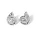 12680 Fashionable And Elegant Niche Personality Casual Vacation Style Conch Inlaid Diamond Metal Stud Earrings_voghion.com