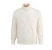 Maglione a collo alto slim fit da uomo – Pullover caldo in maglia per autunno e inverno_voghion.com