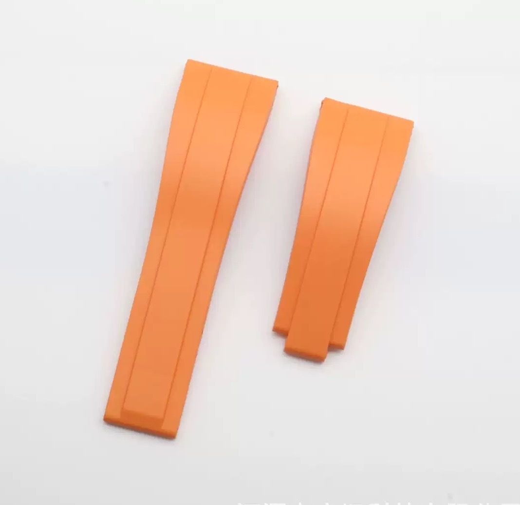 Watchbands Suitable For Silicone Watch With Water Ghost Yacht Explorer Flat Mouth 20/21/22mm_voghion.com