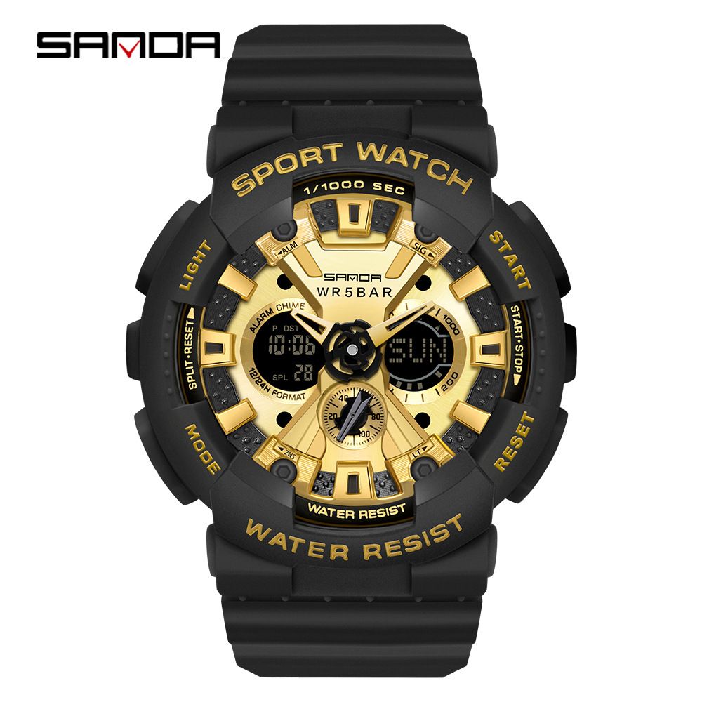 Unisex Couple Watches With Luminous Dial - Japanese Movement, 30M Water Resistant, Mineral Glass, Resin Strap, Fashionable Design Student Watch_voghion.com