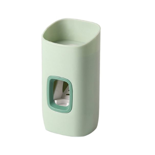 2Pcs Automatic Toothpaste Dispenser Wall-Mounted Toothbrush Rack Bathroom Accessories The Lazy Squeeze Tooth Paste Artifact_voghion.com