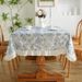 Coffee Tablecloth Picnic Tablecloth Rectangular Floral Lace Trim_voghion.com