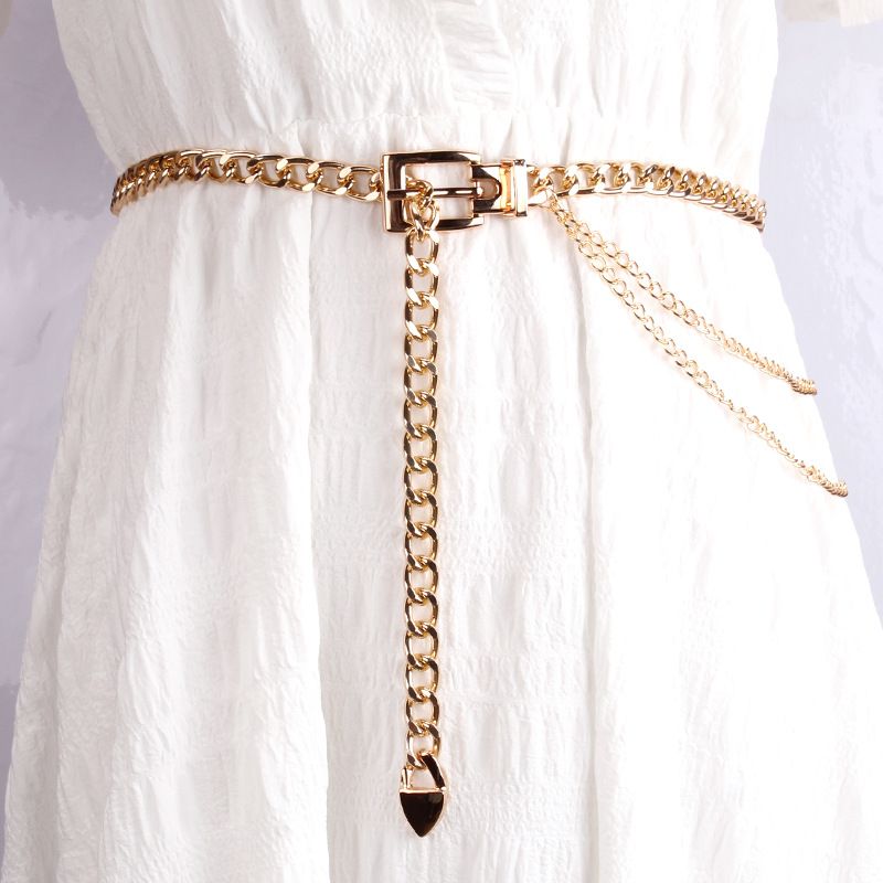 Waist Instagram Style Personalized Fashion Chain Trendy Versatile Metal Women's Belt_voghion.com