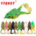Uus peibutis Propeller Thunder Frog pehme sööt 9cm/13.6g jahipidamiseks mõeldud must topeltkonksuga kalasööt simulatsiooniga kalasööt_voghion.com