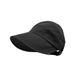 New Arrivals Summer UV Adjustable Drawstring Fisherman Cap Visors Portable Hats Brim Wide Foldable Sun Hat Protection N2P9_voghion.com