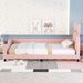 Twin Size Upholstered Daybed With Carton Ears Shaped Headboard_voghion.com