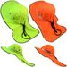 High visibility reflective sun work hat with safety neck flap and wide brim hat_voghion.com