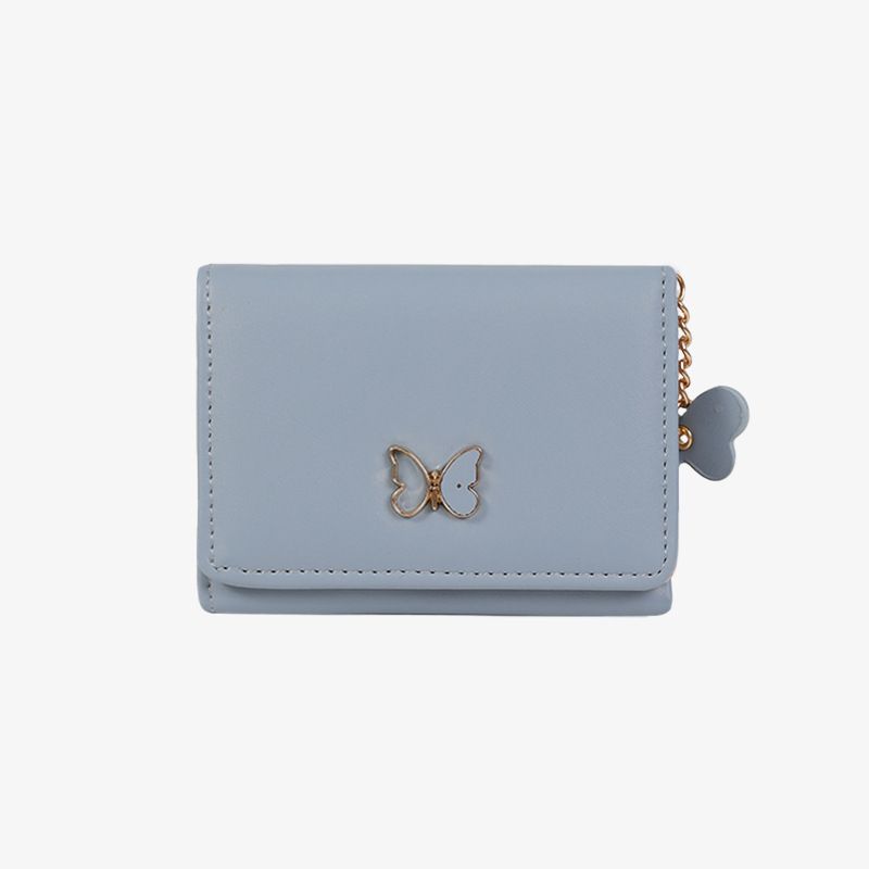 Small short summer women's wallet New INS small fresh multi functional storage PU coin purse_voghion.com