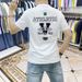 Trendy Men's Pure Cotton Short Sleeved T-shirt 2024 New Summer Letter Slim Fit Versatile Print Quality Round Neck T Casual_voghion.com