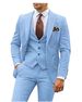 Herren-Business-Casual-Anzug. Dreiteiliger Herren-Hochzeitsbankett-Anzug für den Trauzeugen_voghion.com