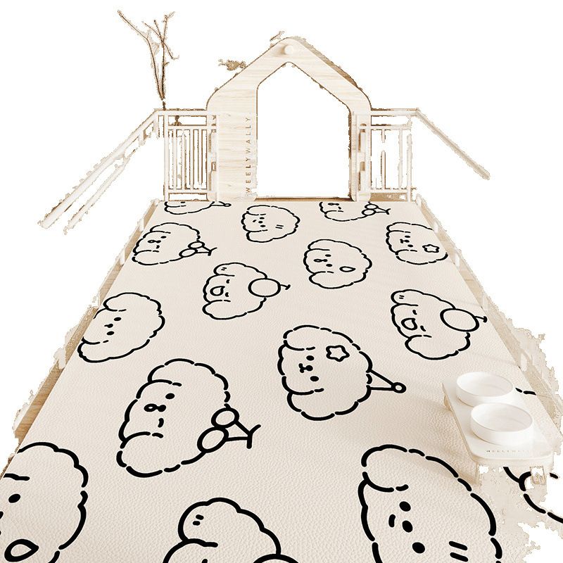 Tapis de parc pour chien en PVC imperméable et anti-urine, adapté aux animaux de compagnie, sans lavage, sans nettoyage, antidérapant_voghion.com