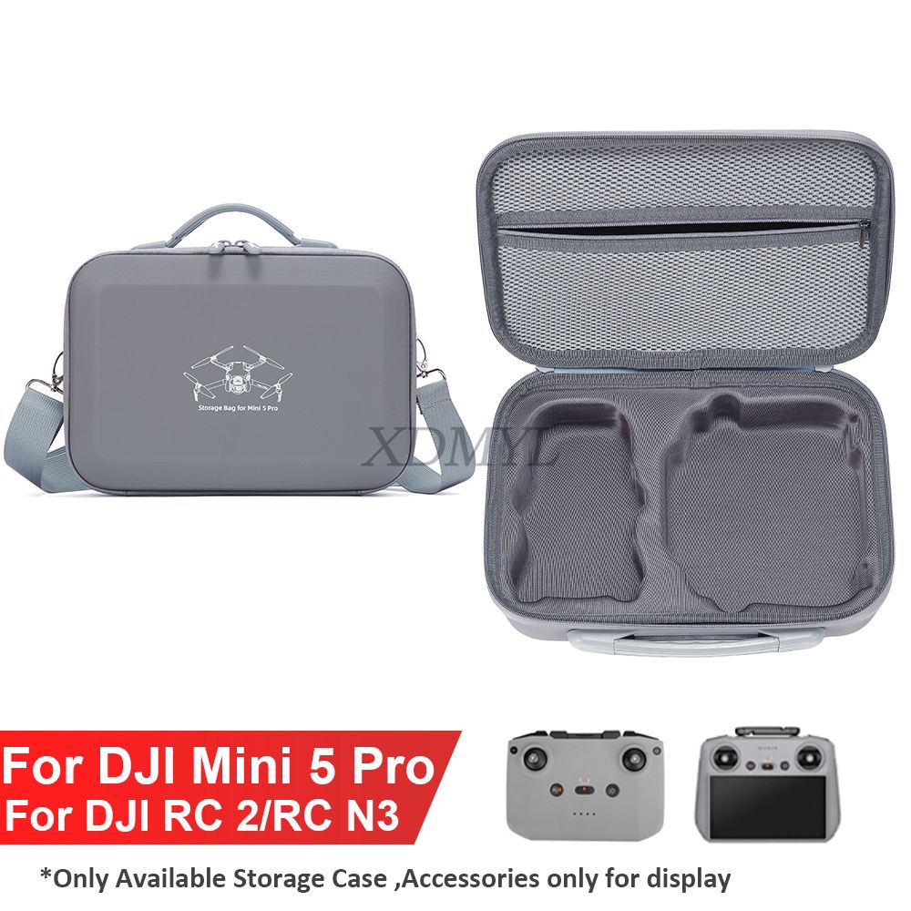 Wasserdichte Handtasche für DJI Mini 5 Pro RC 2/RC N3 Fernbedienungskörper Koffer Tragetasche Box Drohnenzubehör_voghion.com