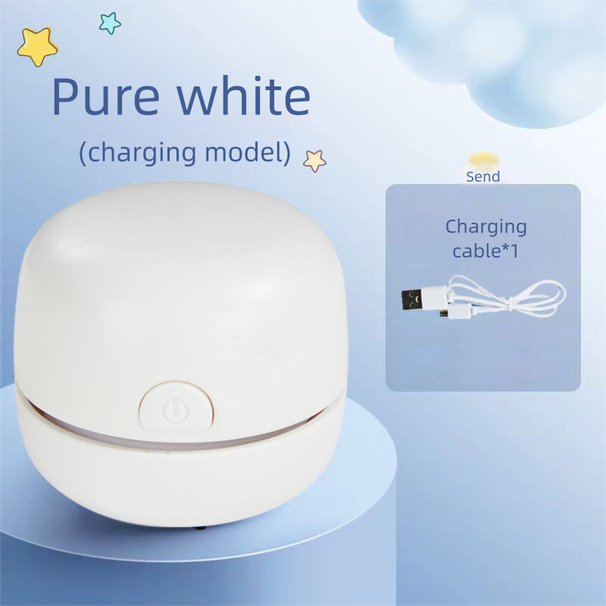 Desktop Vacuum Eraser Pencil Shavings Wireless Cleaner Portable Learning Home Dormitory Dual-Use USB Rechargeable_voghion.com
