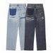 Damenbekleidung Lose Jeans mit Löchern_voghion.com