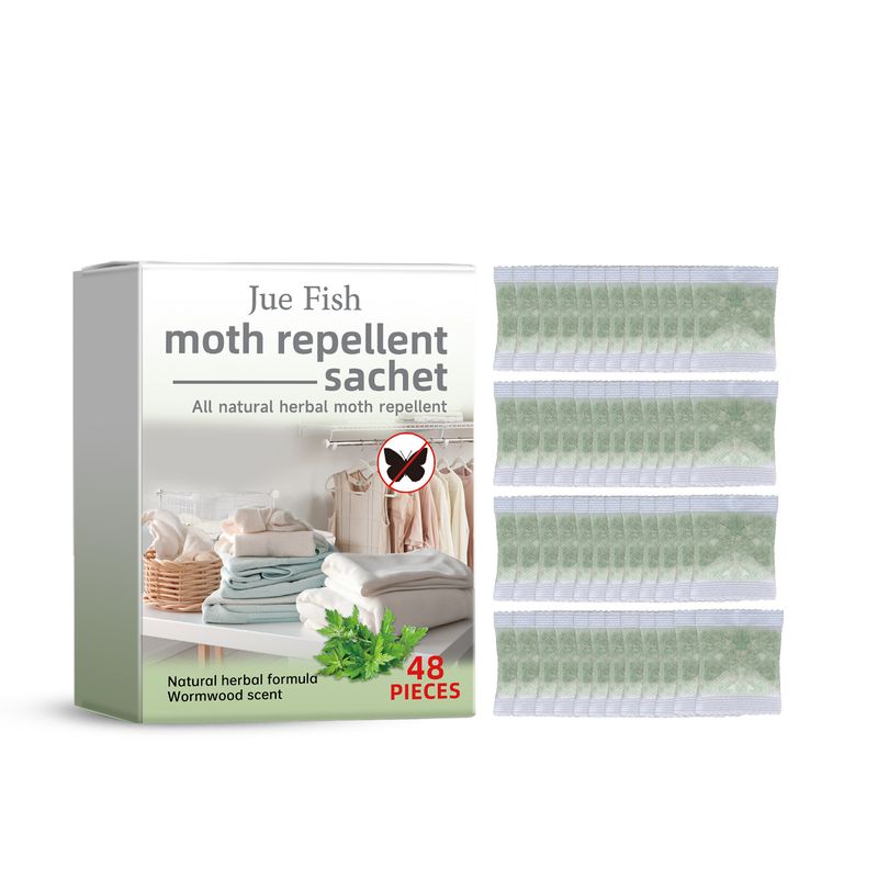 Jue Fish Sachet Wardrobe Moth Tablets Clothing Insect Repellent Mothproof Deodorizer Long-lasting Fragrance_voghion.com