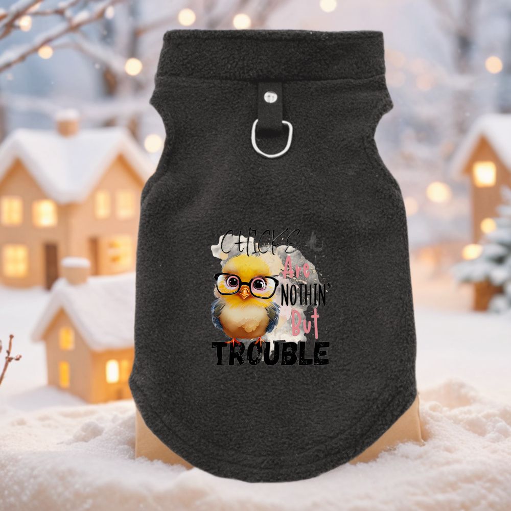 Cappotto invernale per cani e gatti, morbido e caldo, in pile, con cuore, per bulldog francese, carlino, cani di piccola e media taglia, per cani e gatti, ideale per il freddo._voghion.com