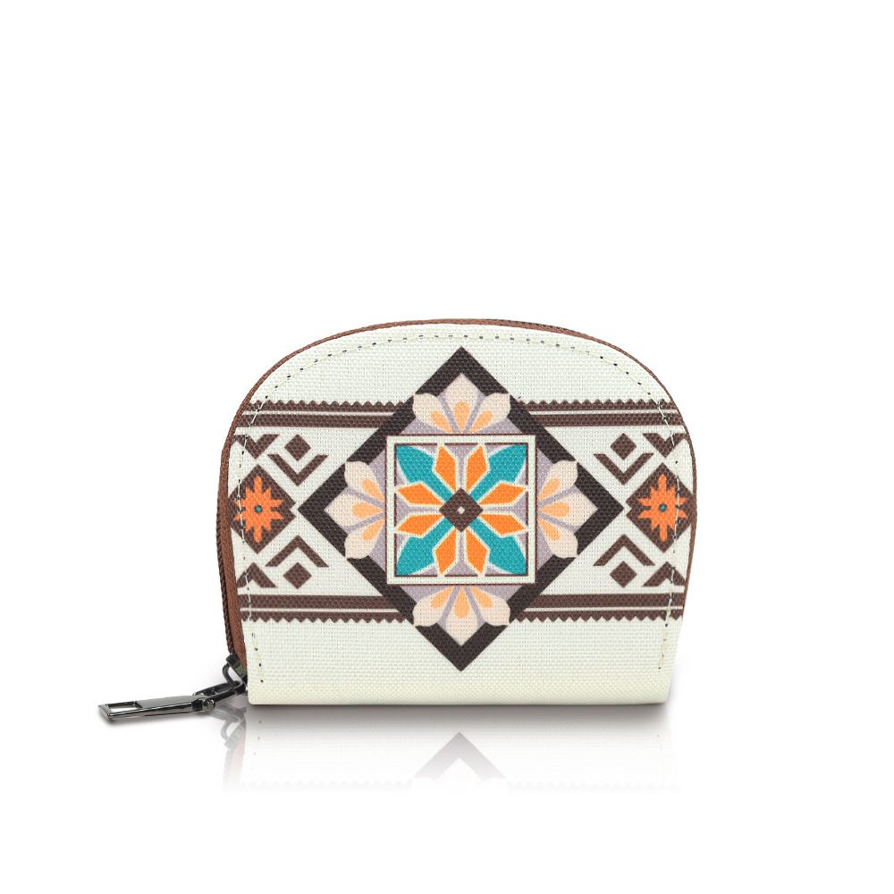 Conjunto de 2 piezas de bolso de muñeca estilo bohemio retro para mujer, tarjetero impermeable con función RFID, billetera para mujer_voghion.com