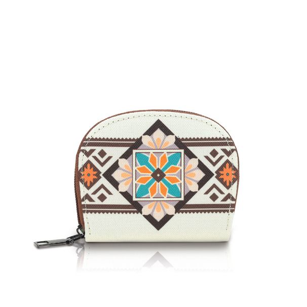 Conjunto de 2 piezas de bolso de muñeca estilo bohemio retro para mujer, tarjetero impermeable con función RFID, billetera para mujer_voghion.com