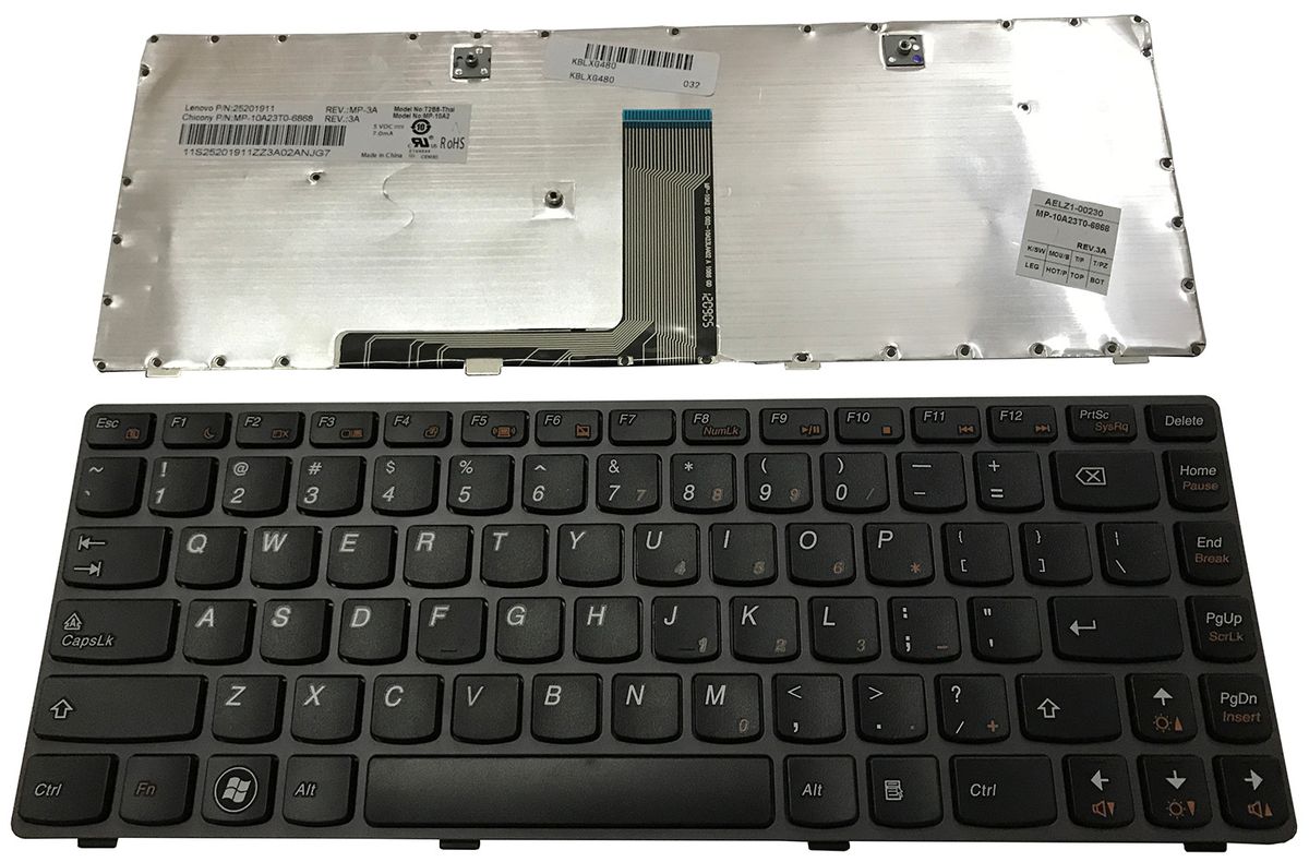 Gilt für Lenovo G480 G485 Z380 Z480 Z485 G410 G490 G400 Tastatur G405 Z410_voghion.com