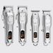 Professional Barber Clippers For Men - Cordless Hair Trimmer With Digital Display, Stainless Steel Blade, Adjustable Guide Comb, Quiet Motor_voghion.com