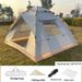 Tenda de praia dobrável portátil totalmente automática para acampamento, sem instalação, para 4 a 6 pessoas_voghion.com