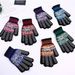 Wanderbekleidung Wintermode Fünf Finger Warme Strickhandschuhe Fehlende Wolle Rutschfester Kleber Außenhandel Arbeitsschutz_voghion.com