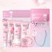 10pcs Sakura Kit All Skin Types & Night Care Gentle Cleansing, Moisturizing Cream Suitable Travelling - Holiday Gift For_voghion.com