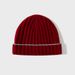 2025 Europe, America, Autumn And Winter New Knitted Hat Pure Wool Men's Hat Women's Hat Pit Strip Contrasting Color Trim B C Pullover Hat_voghion.com