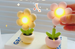 Mini lampe de chevet créative en forme de fleur, décoration de chambre à coucher, colle crème, veilleuse à faire soi-même, cadeau de remise de diplôme, lampe de table_voghion.com