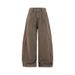Herren-Freizeithose im Used-Look – verwaschener Overall im amerikanischen Streetstyle, Raw Edge Design (Dunkelgrau und Braungrau), S-XL_voghion.com