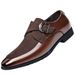 Scarpe Oxford eleganti casual da uomo, con lacci, per ufficio, feste e uso quotidiano_voghion.com