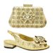 Party with high heel broken diamond round head fish mouth sandals with diamond bow decorated dinner clutch_voghion.com