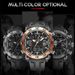 Men's Digital Analog Quartz Watch With Luminous Display, Waterproof, Alarm, And Multifunction Features Watch Alarm Clock_voghion.com