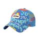 Verão nova moda graffiti net beisebol masculino e feminino de meia idade crianças lazer protetor solar pato língua chapéu_voghion.com