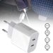 40W Dual USB C Schnellladegerät Typ C Netzteil für iPhone Samsung_voghion.com