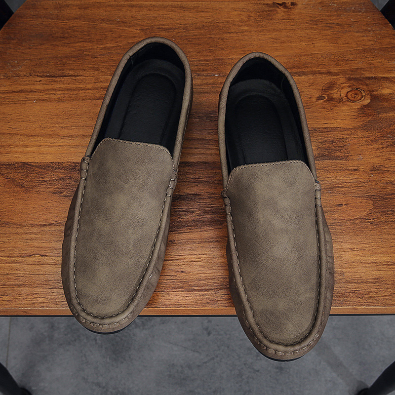 SHLIANG mode léger en daim hommes chaussures décontractées chaussures paresseuses mâle respirant sans lacet hommes chaussures de conduite mocassins confortables S043A_voghion.com