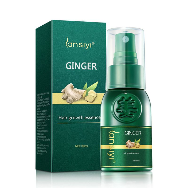 Growth Ginger Hair Spray Serum For Anti Hair Loss Natural Beauty Health Hair Care Fast Treatment Prevent H_voghion.com