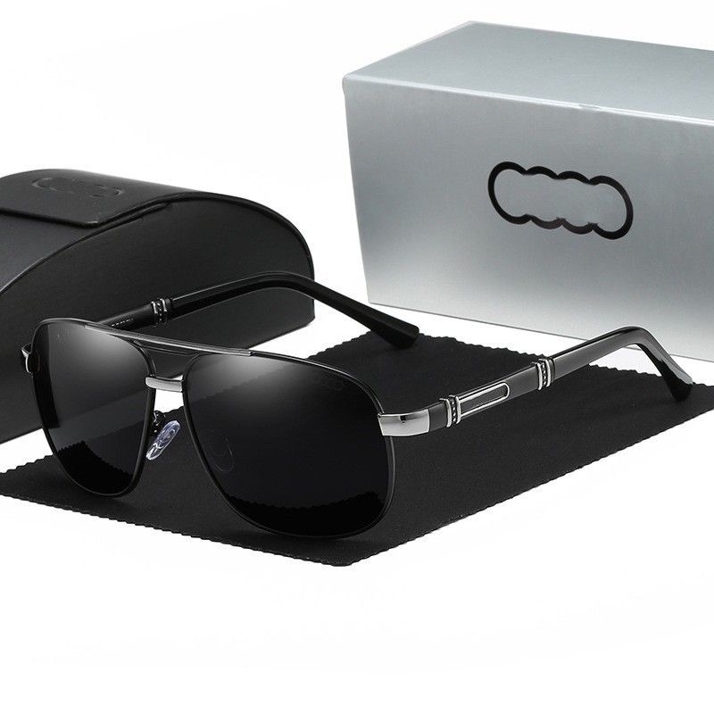 Männer Boutique 2023 Modesch polariséiert Sonnebrëller, Sonnebrëller mat groussem Frame, Fuerbrëller fir Fëscherei, Sonneschutz_voghion.com