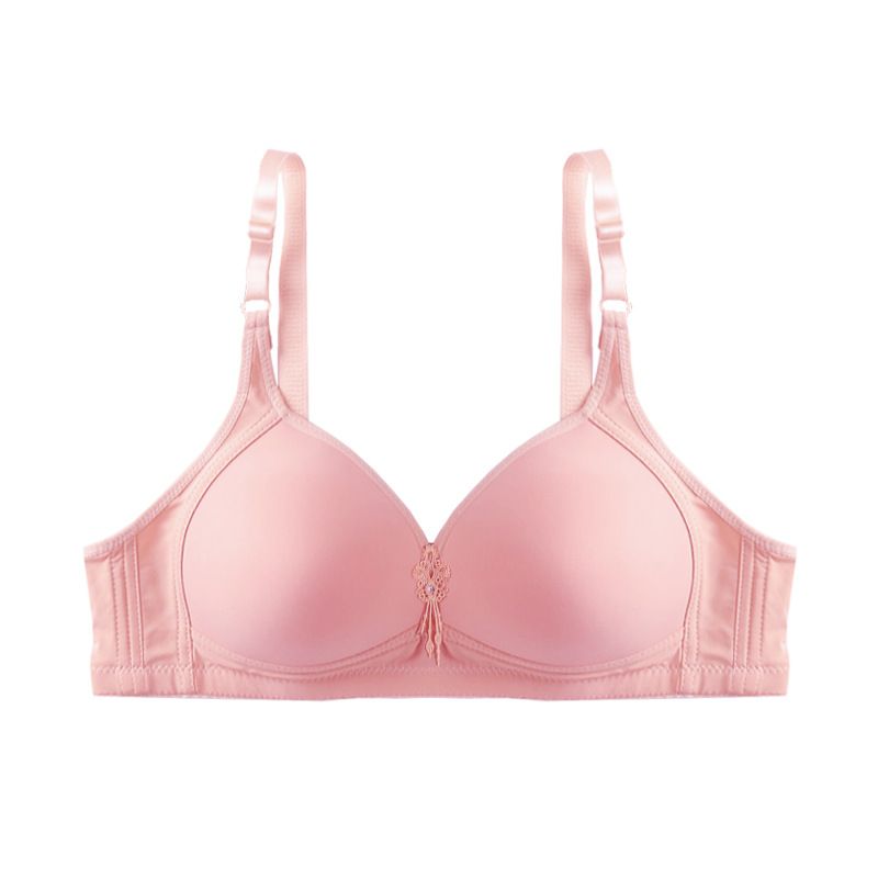 Women's chest, small D-cup, large cup, no steel ring, thin sponge underwear, gathered together, anti sagging Shantou bra_voghion.com