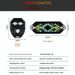 Luz traseira de bicicleta recarregável USB, luz de advertência de seta com controle remoto sem fio LED, equipamento de pilotagem_voghion.com