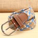 Unisex 39 color elastic woven elastic belt men's and women's belt canvas belt_voghion.com